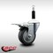 Service Caster 3.5'' SS Thermoplastic Rubber Swivel 7/8'' Expanding Stem Caster Total Lock Brake SCC-SSEXTTL20S3514-TPRB-78 - alternate 2